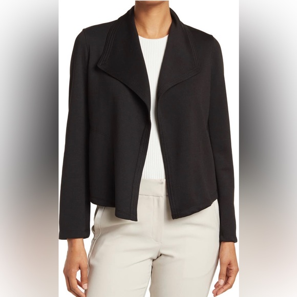 Max Studio | Scuba Short Drape Blazer | Size L - Picture 3 of 3